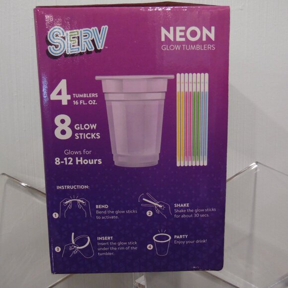 SERV Neon Glow Tumblers - Picture 7 of 10